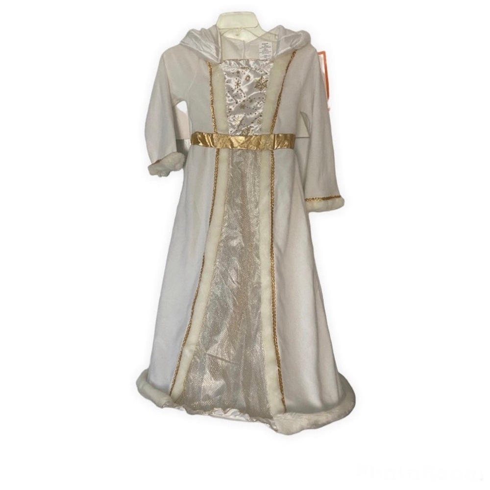 Girls snow queen costume size 4-6x